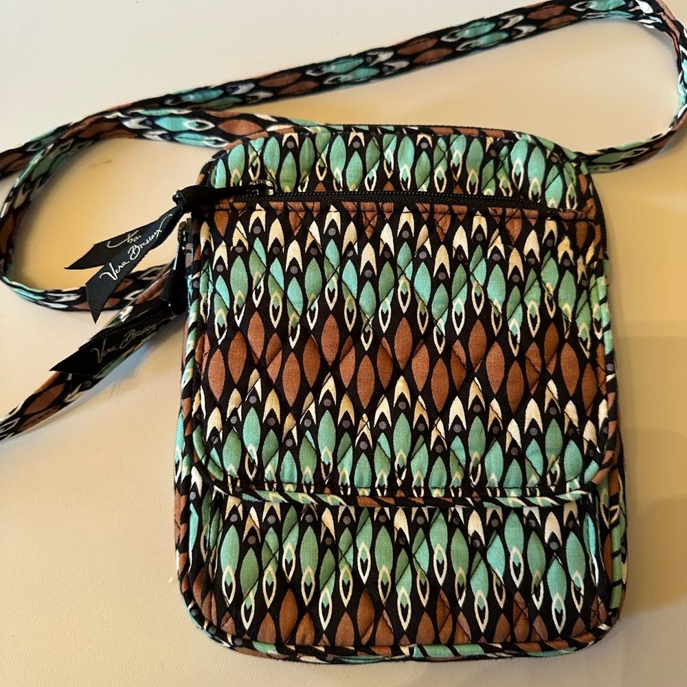 Vera Bradley - Teal/Brown - Crossbody